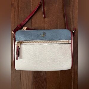 Kate Spade Red, Blue, and White Crossbody Bag